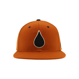 Zephyr Men's NHL Oil Drop Z11 Flat Brim Snapback Hat burnt orange