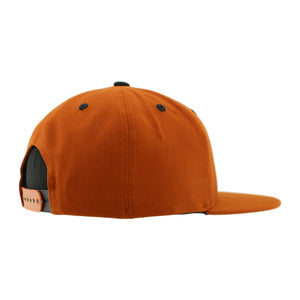 Zephyr Men's NHL Oil Drop Z11 Flat Brim Snapback Hat burnt orange