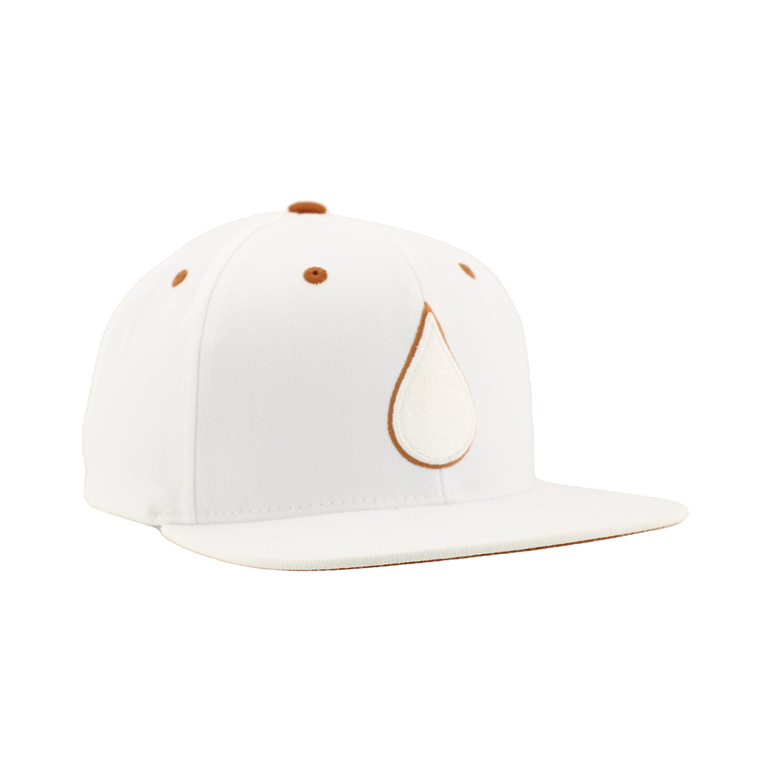 Zephyr Men's NHL Oil Drop Z11 Flat Brim Snapback Hat white burnt orange