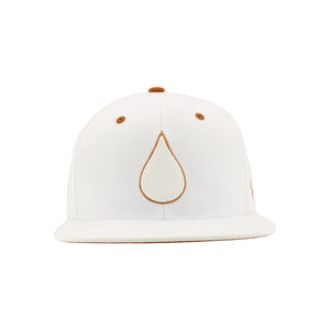 Zephyr Men's NHL Oil Drop Z11 Flat Brim Snapback Hat white burnt orange