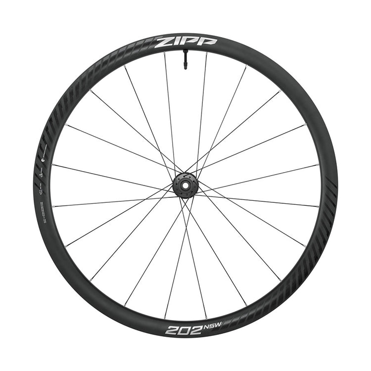 Zipp, 202 NSW A1, Wheel, Front, 700C / 622, Holes: 20, 12mm TA, 100mm, Disc Center Lock