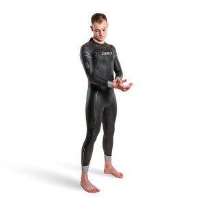 ZONE3 Men's Agile Wetsuit Black/Silver