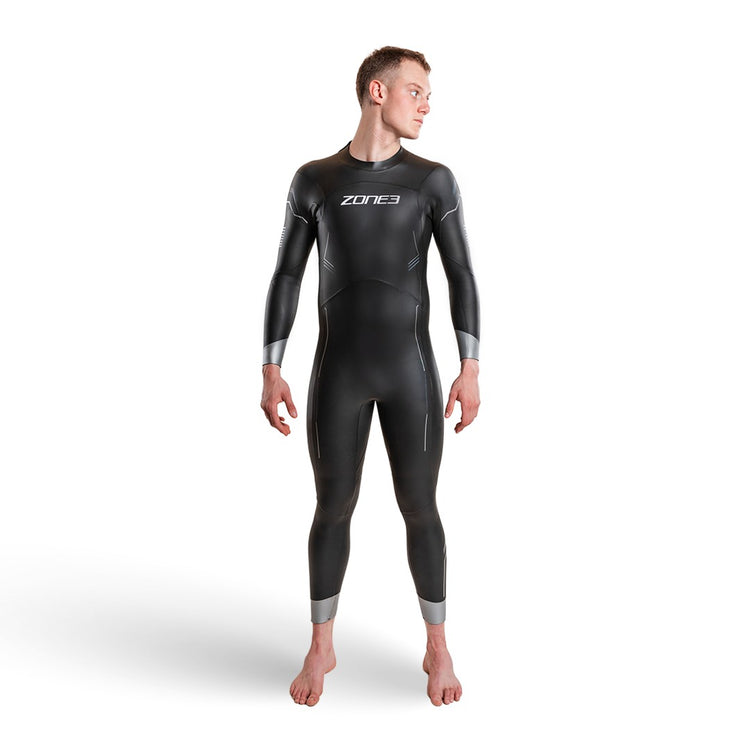 ZONE3 Men's Agile Wetsuit Black/Silver