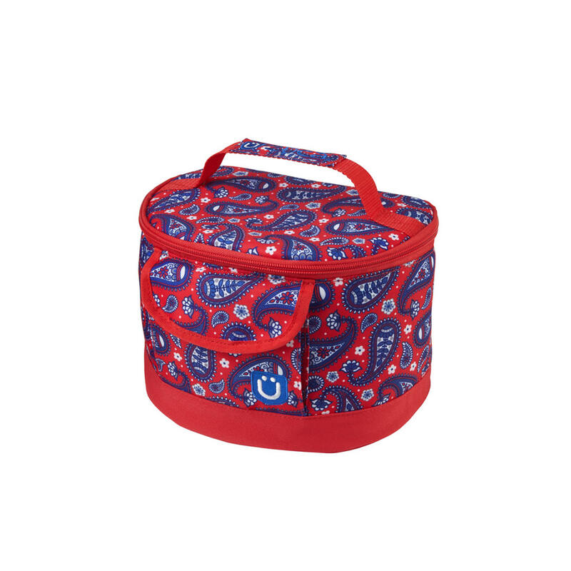 ZUCA Figure Skating Lunchbox paisley in red