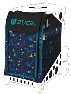 ZUCA Print Figure Skating Bag Insert Black/Blue Nexus