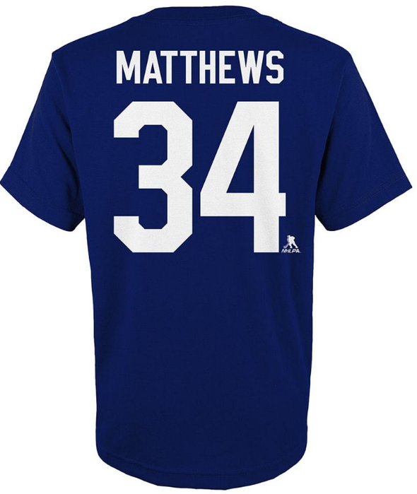 Shop adidas Junior NHL Toronto Maple Leafs Auston Matthews Player T-Shirt Edmonton Canada Store