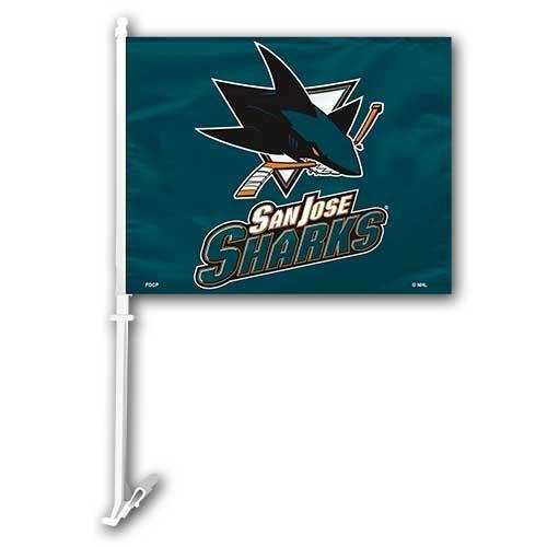 NHL San Jose Sharks 2-Sided Car Flag