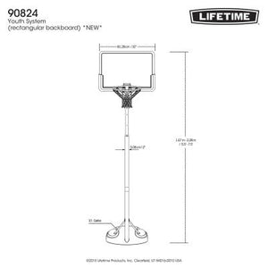 Shop Lifetime 32" Youth Portable Adjustable basketball system Edmonton Alberta Canada store
