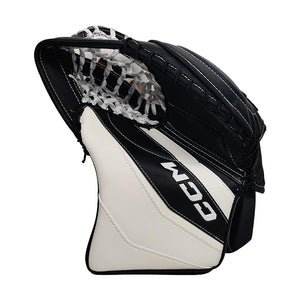 CCM Senior Eflex 6.9 Hockey Goalie Trapper White Black