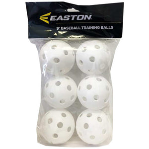 Easton 9" Wiffle Training Balls 6-Pack