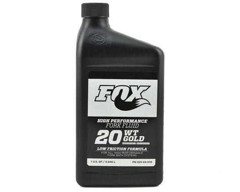 FOX Gold AM Suspension Fork Bath Oil 20wt 32 oz edmonton store