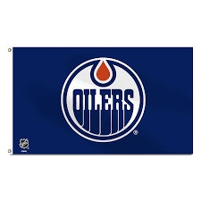 shop Mustang NHL Edmonton Oilers 3 X 5 Blue Banner Flag edmonton canada store