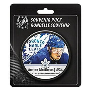Shop NHL Toronto Maple Leafs Auston Matthews Souvenir Puck Edmonton Canada