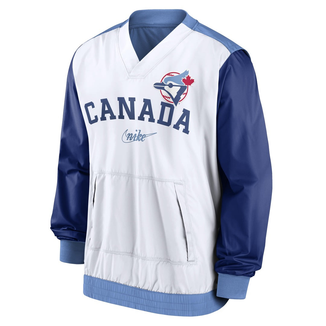Nike Men's MLB Toronto Blue Jays Cooperstown V-Neck Jacket