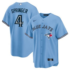 Official George Springer Toronto Blue Jays Jersey, George Springer Shirts,  Blue Jays Apparel, George Springer Gear