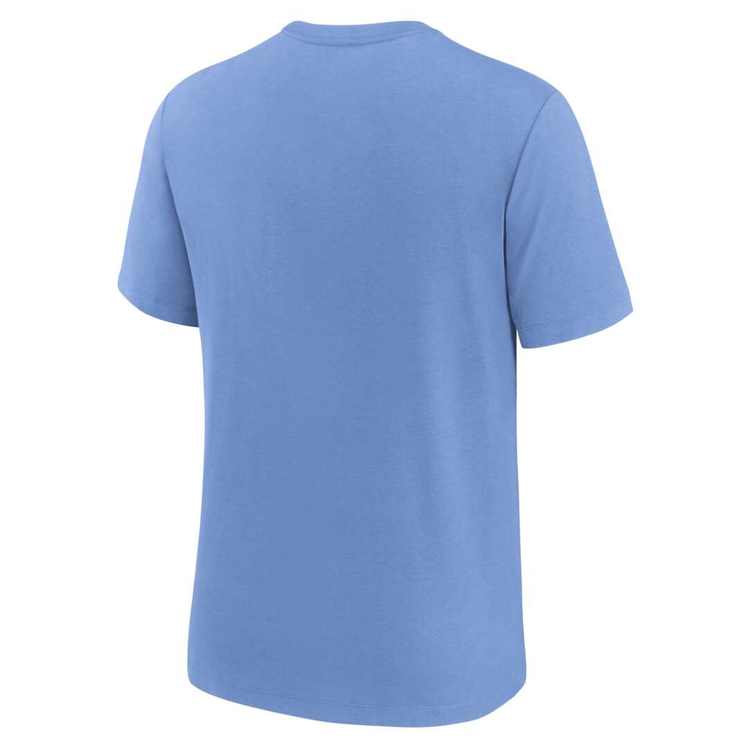 Shop Nike Men's MLB Toronto Blue Jays Rewind Retro Triblend T-Shirt Powder Blue Edmonton Canada Store
