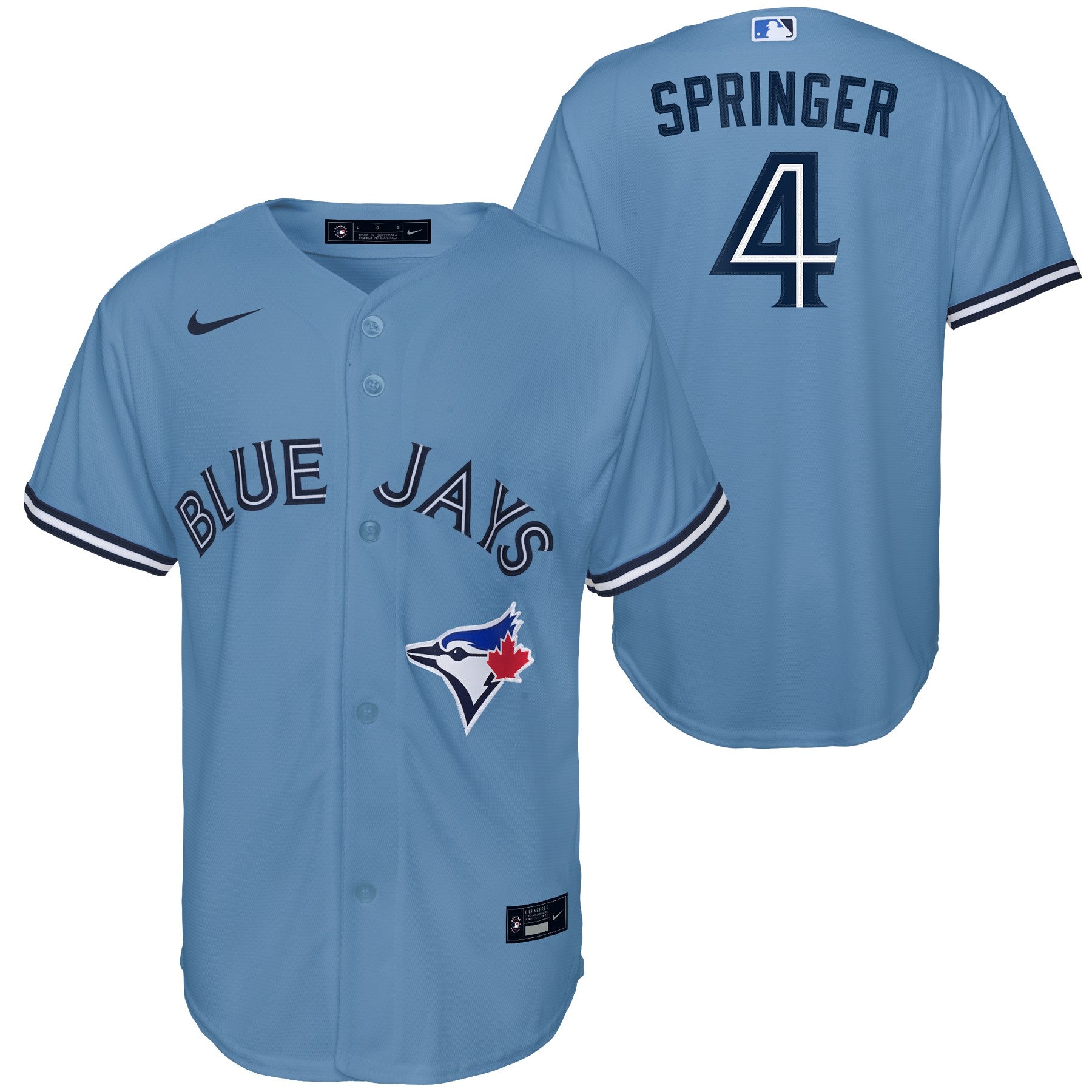 shop Nike Youth MLB Toronto Blue Jays George Springer Alternate2 Jersey edmonton Canada