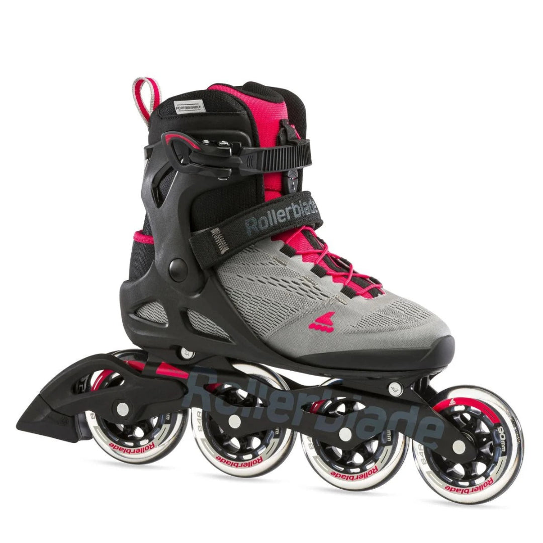 Rollerblade Women's Macroblade 90 Inline Rec Skate Grey/Pink