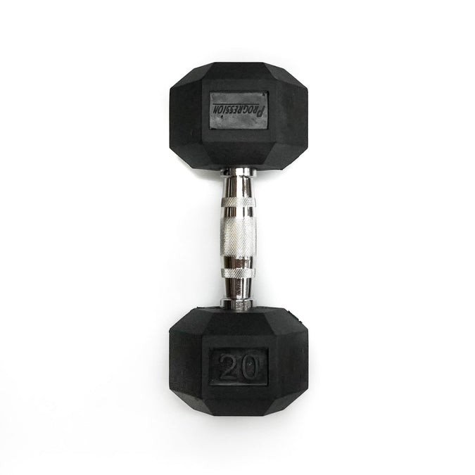 Shop 20 lb Rubber Hex Dumbbell Edmonton Canada Store