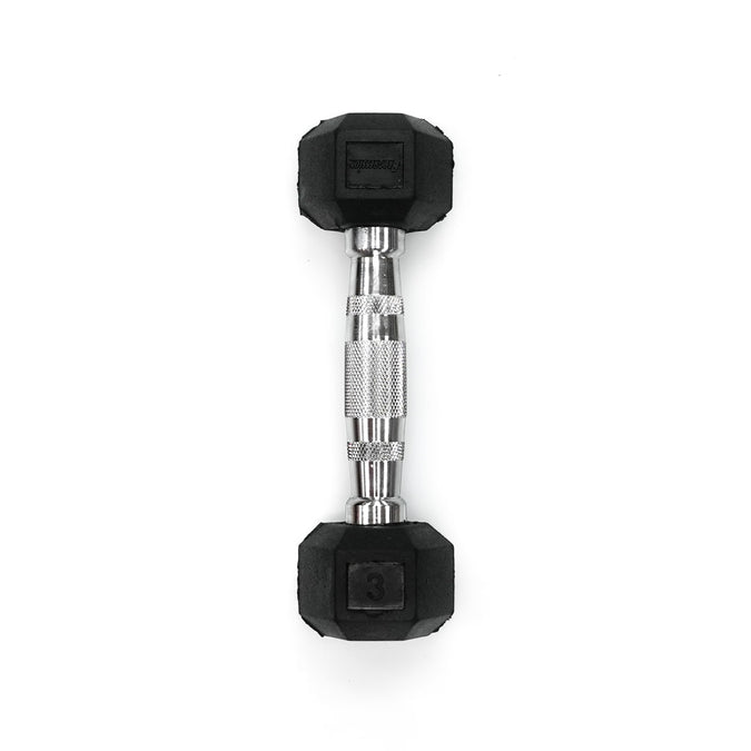 Shop 3 lb Rubber Hex Dumbbell Edmonton Canada Store