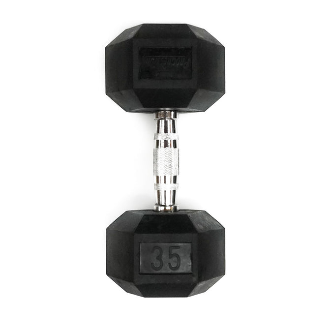 Shop 35 lb Rubber Hex Dumbbell Edmonton Canada Store