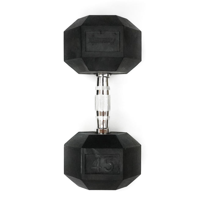 Shop 45 lb Rubber Hex Dumbbell Edmonton Canada Store
