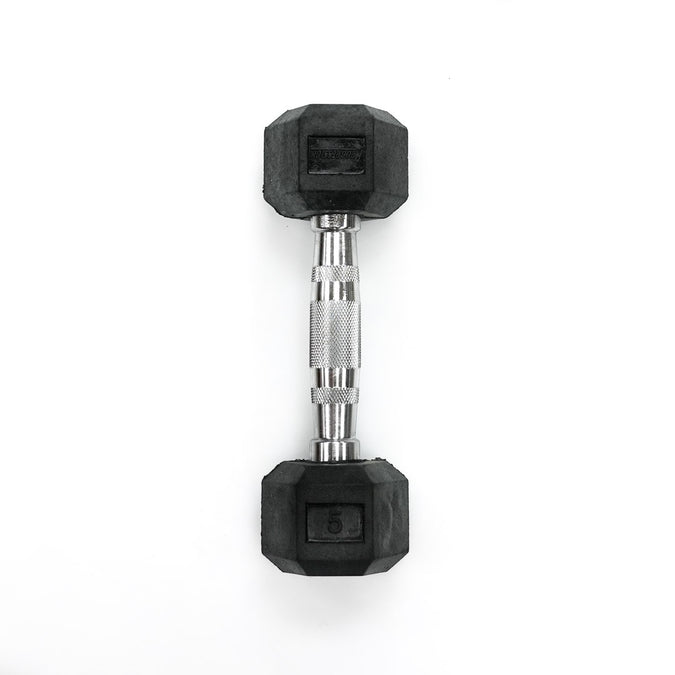Shop 5 lb Rubber Hex Dumbbell Edmonton Canada Store