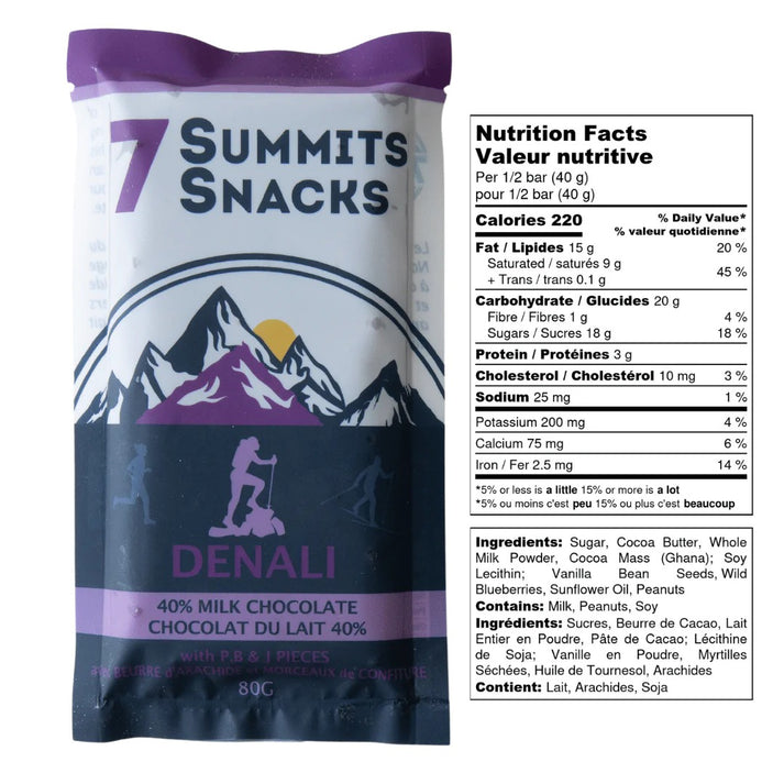 Shop 7 Summits Snacks Denali Superfood Bar 80g Edmonton Canada Store