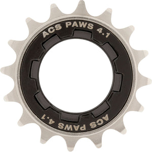 Shop ACS Paws 4.1 (3/32" & 1/8") TPI:1.375x24, 18T Black/Silver Freewheel Edmonton Canada Store
