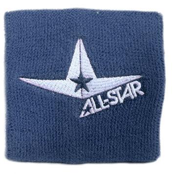 Shop All-Star 3.5" Tri-Star Wristband Navy Edmonton Canada Store