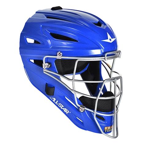 Shop All-Star Junior Pro System 7 Catcher's Helmet Royal Edmonton Canada Store