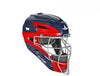 Shop Allstar Senior MVP2500 Pro System 7 Catcher's Helmet Navy/Red Edmonton Canada Store