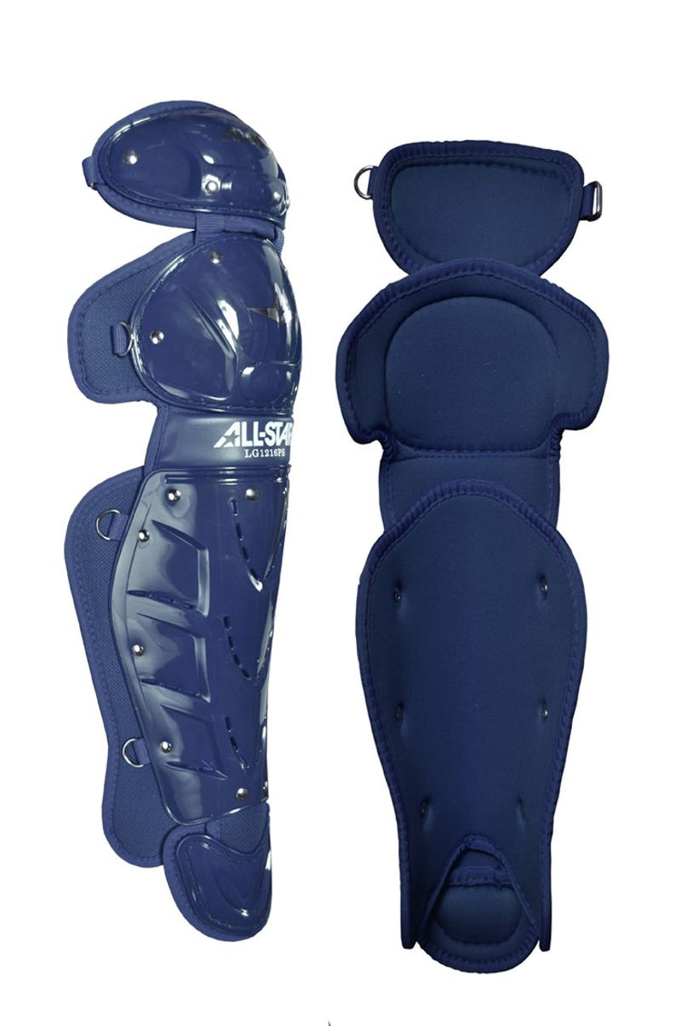 Shop Allstar Youth 11.5" Player's Series LG79PS Catcher's Leg Guards Navy Edmonton Canada Store