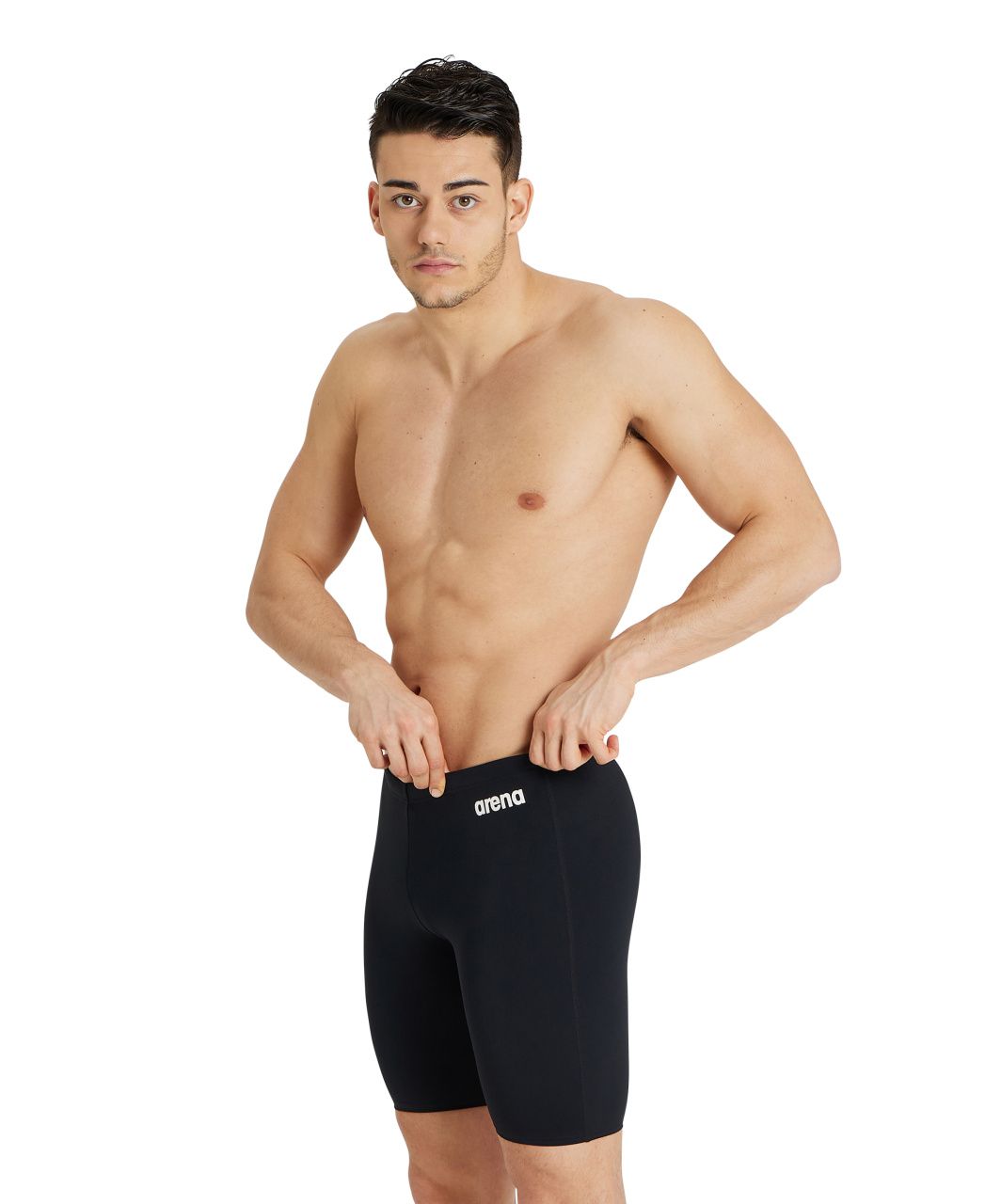 Shop Arena Men's Solid Team Swim Jammer Black Edmonton Canada Store