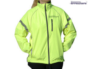 Shop Arrowhere Womens Waterproof LED Biking Jacket HiViz Yellow Edmonton Canada Store