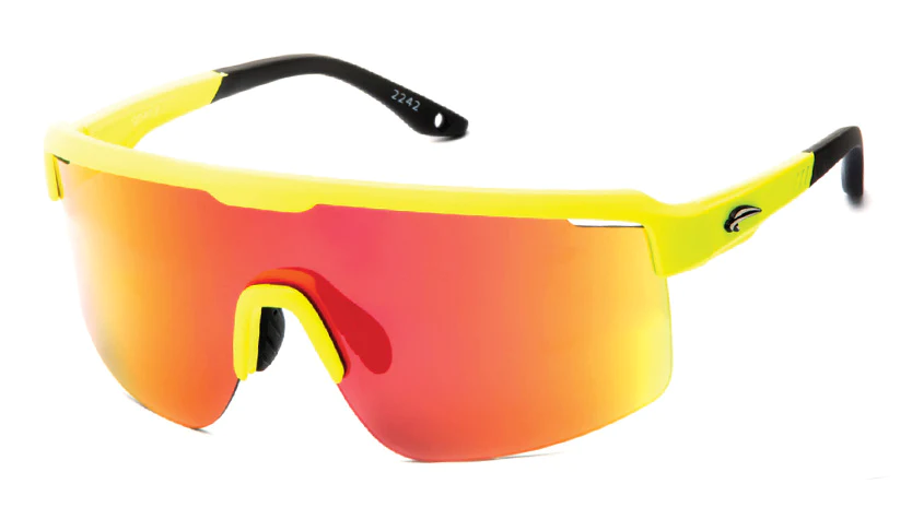 Shop Atmosphere Gnarly Sunglasses Matte Yellow/Red Edmonton Canada Store