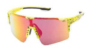 Shop Atmosphere Helix Sunglasses Neon Yellow/Red Edmonton Canada Store