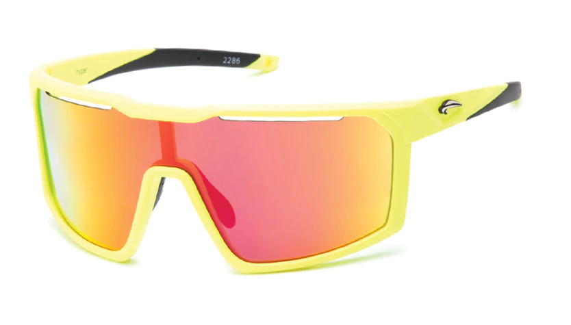 Shop Atmosphere Hyper Sunglasses Matte Yellow/Red Edmonton Canada Store