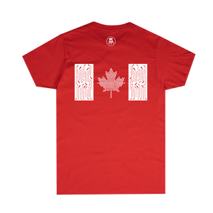 Shop Barstool Sports Spittin' Chiclets Flag T-Shirt Edmonton Canada Store