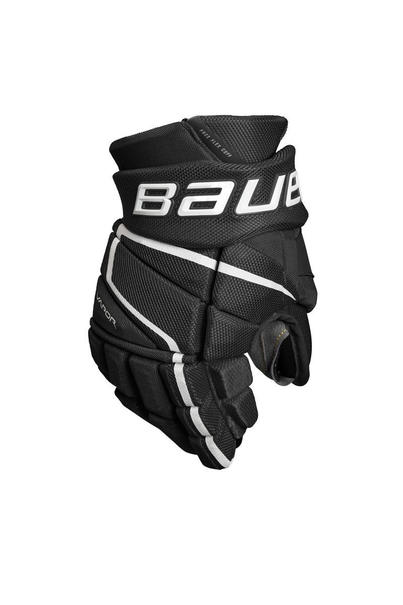 Shop Bauer Intermediate Vapor 3X PRO Hockey Player Gloves Black/White Edmonton Canada Store