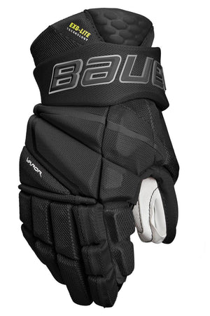 Shop Bauer Intermediate Vapor HYPERLITE Hockey Player Gloves Black Edmonton Canada Store