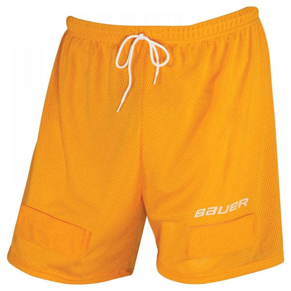 Shop Bauer Junior Yellow Mesh Core Hockey Player Jock Shorts Edmonton Canada Store