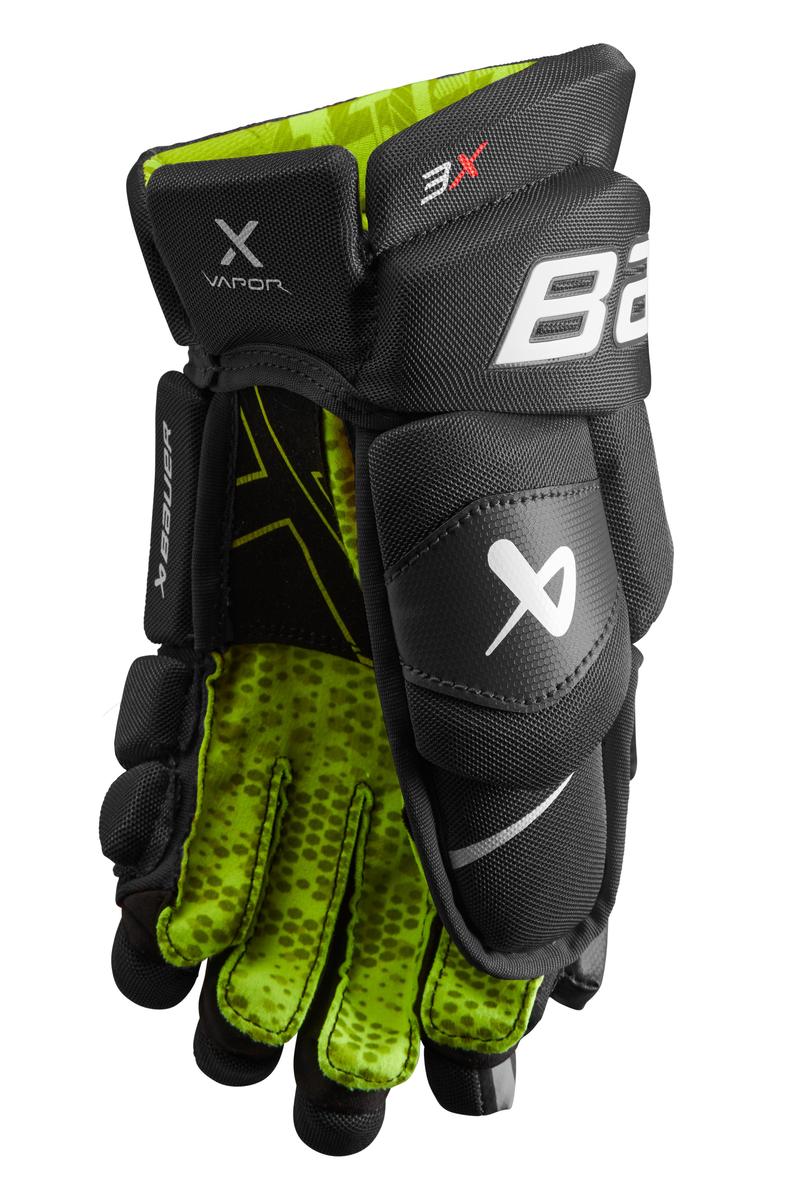 Shop Bauer Junior Vapor 3X Hockey Player Gloves Black/White Edmonton Canada Store