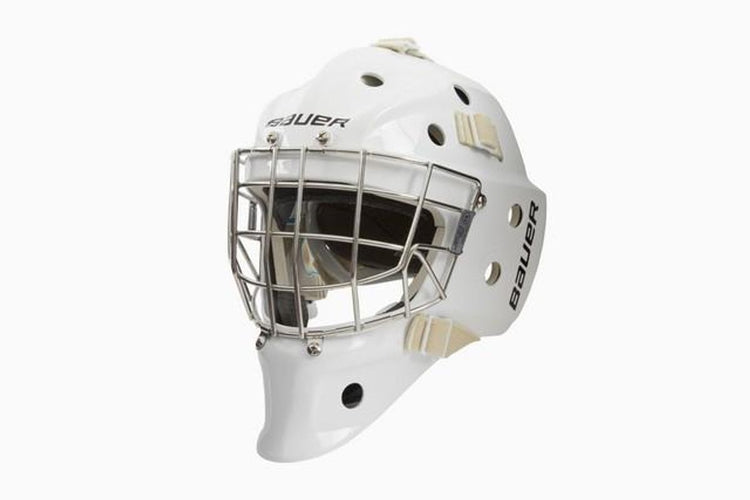 Shop Bauer Senior 940 Hockey Goalie Mask White Edmonton Canada Store