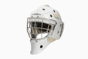 Shop Bauer Senior 950 Hockey Goalie Mask White Edmonton Canada Store