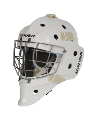 Shop Bauer Senior Profile 930 Hockey Goalie Mask White Edmonton Canada Store