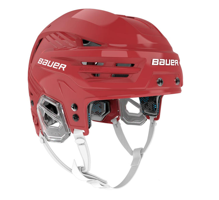 Shop Bauer Senior Re-Akt 85 Hockey Player Helmet Red Edmonton Canada Store
