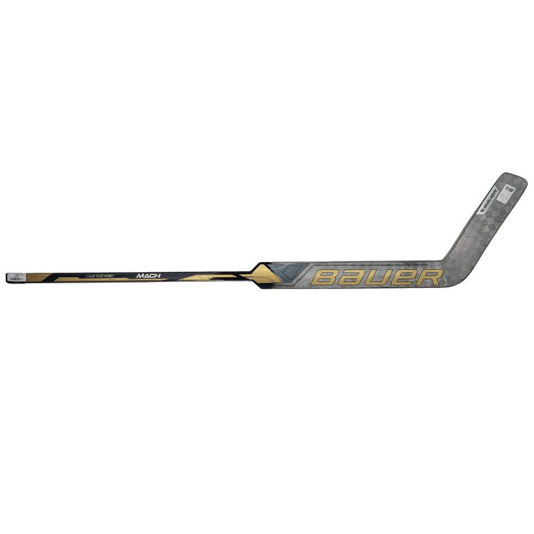    Shop-Bauer-Senior-Supreme-Mach-Silver-Metallic-Gold-Hockey-Goalie-Stick-Edmonton-Canada