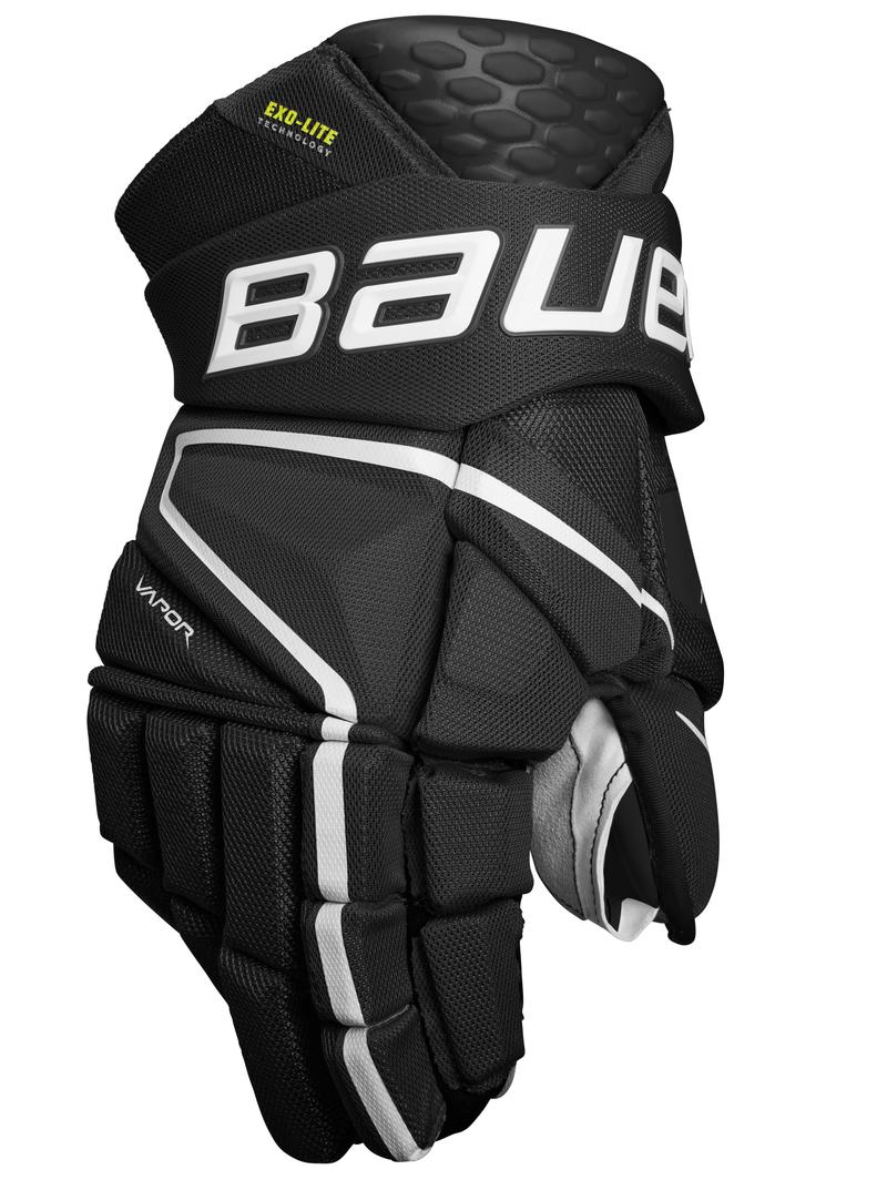 Shop Bauer Senior Vapor HYPERLITE Hockey Player Glove Black/White Edmonton Canada Store