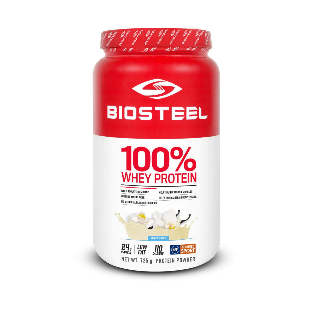 Shop BioSteel 100% Whey Protein Powder (25 Servings) Vanilla Edmonton Canada Store